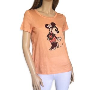 Disney Parks Collaboration w/ Tommy Bahama Mini Mouse Graphic Print Tee T-shirt